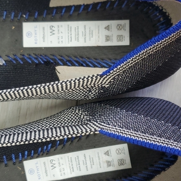 Rothys Womens Captoe Ballet Flats shoes sz 9 - Picture 16 of 16